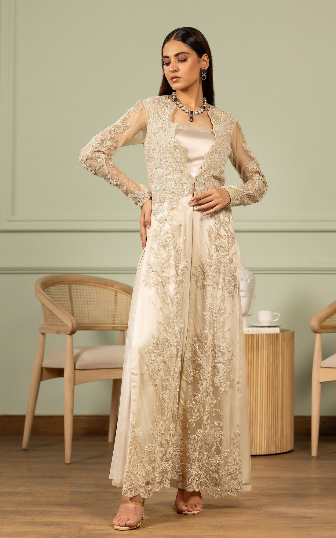 Threads and Motifs | Formal Dresses 24 | 8870 by Threads and Motifs - Designer Dress - Type: Ladies Clothes - Available at Sana Yasir - 100% Original