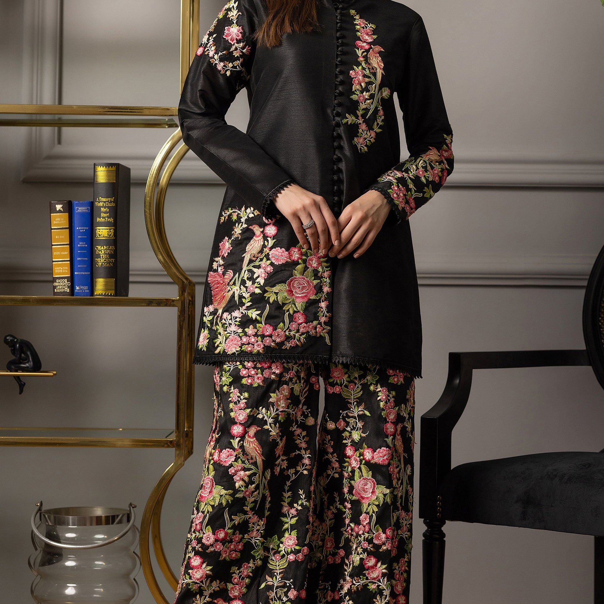 Threads and Motifs | Formal Dresses 24 | 9001 by Threads and Motifs - Designer Dress - Type: Ladies Clothes - Available at Sana Yasir - 100% Original