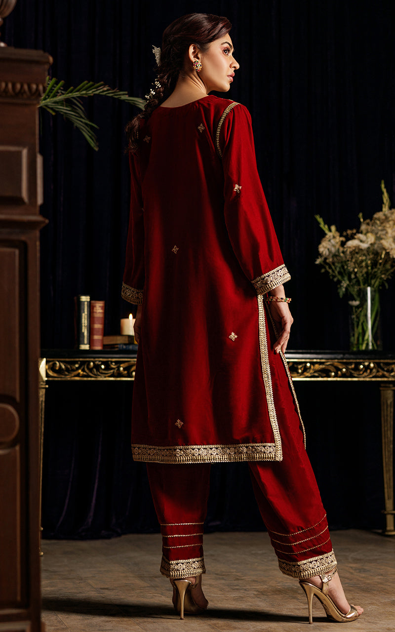 Threads and Motifs | Velvet Collection 25 | 2PC TV-01
