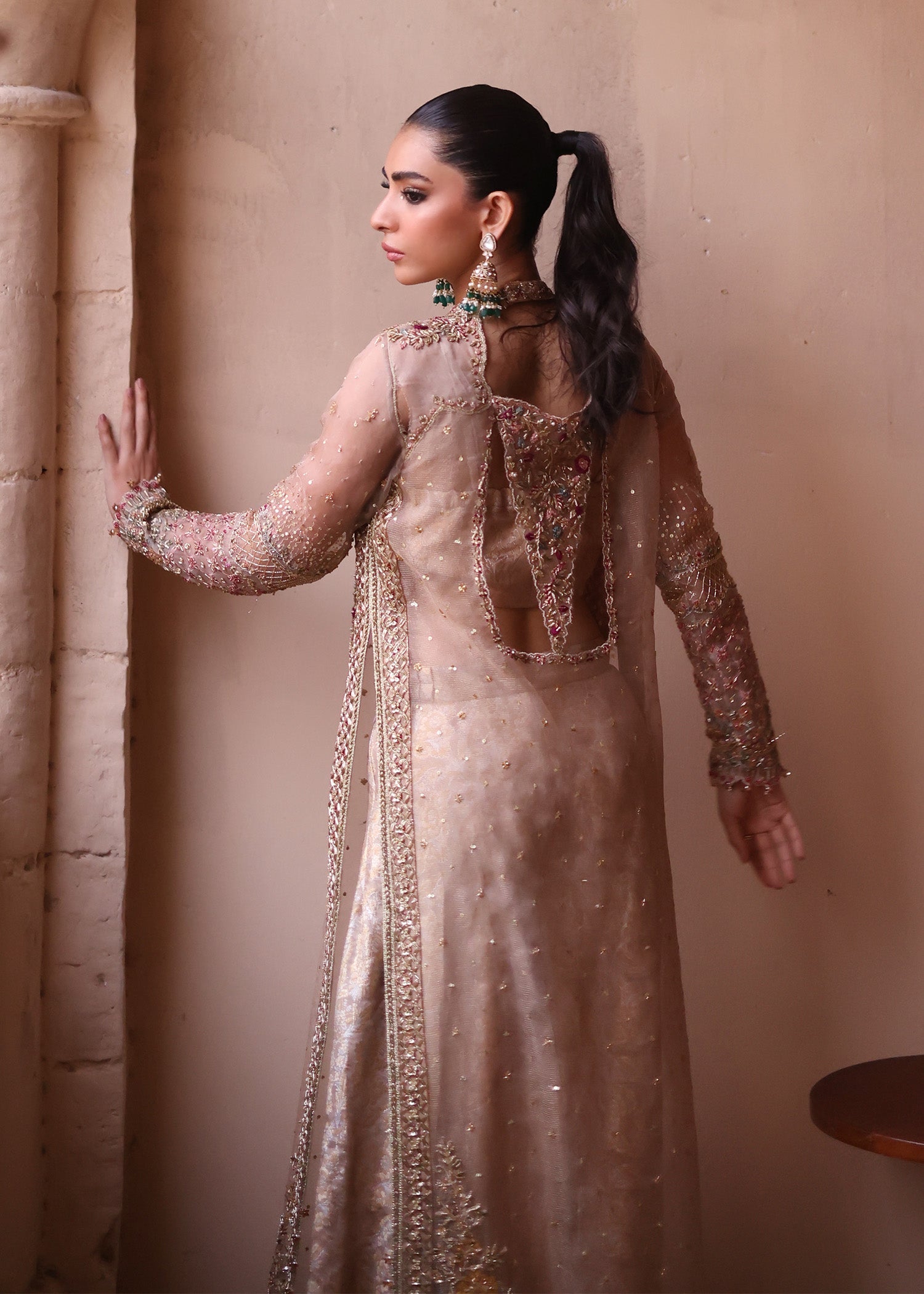 Umsha | Mehfil-e-Rang | Creamy Cashmere by Umsha - Designer Dress - Type: Ladies Clothes - Available at Sana Yasir - 100% Original