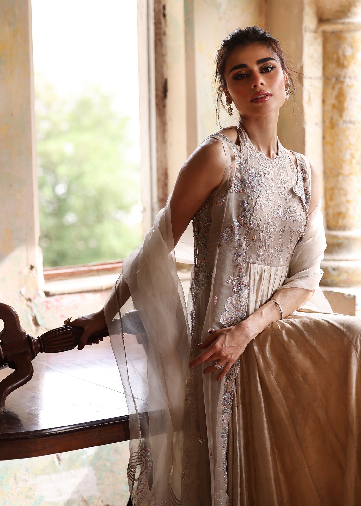 Umsha | Mehfil-e-Rang | Luxe Gold by Umsha - Designer Dress - Type: Ladies Clothes - Available at Sana Yasir - 100% Original