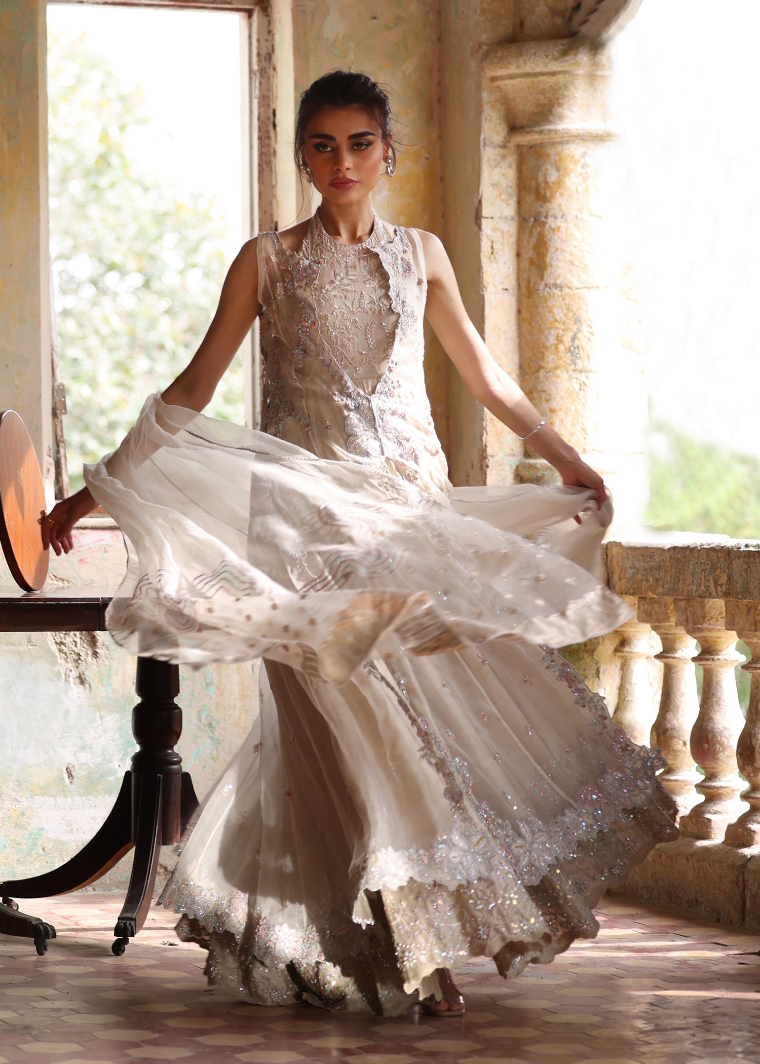 Umsha | Mehfil-e-Rang | Luxe Gold by Umsha - Designer Dress - Type: Ladies Clothes - Available at Sana Yasir - 100% Original