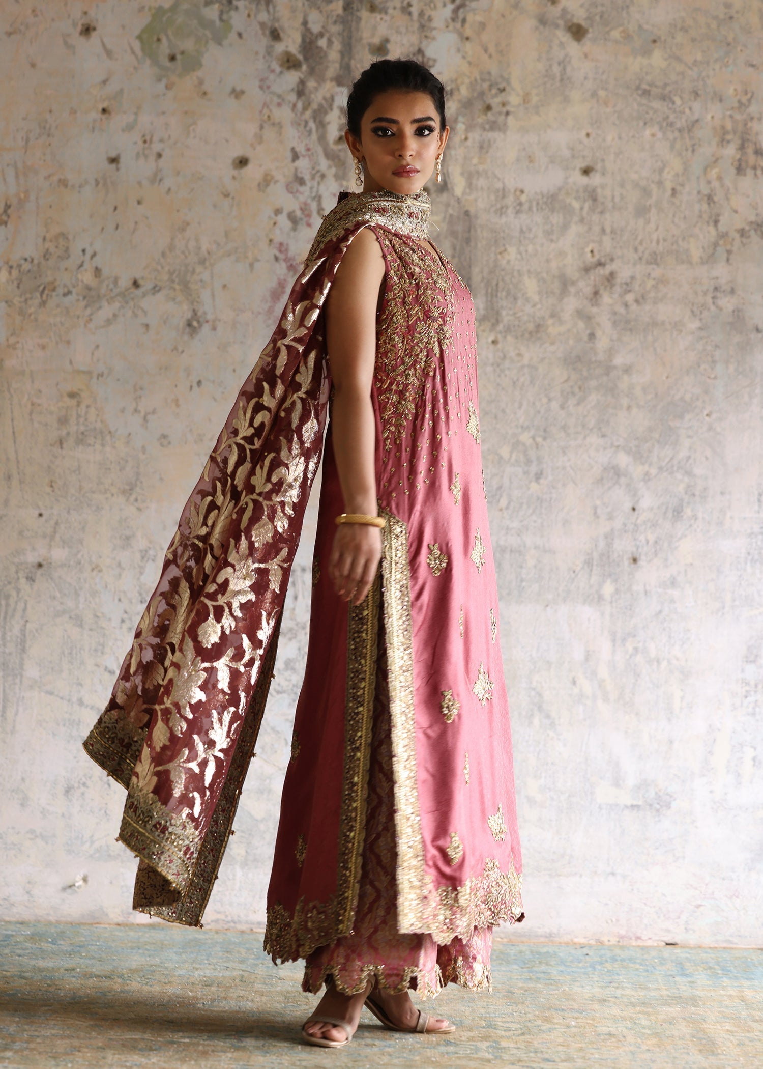 Umsha | Mehfil-e-Rang | Rose Allure by Umsha - Designer Dress - Type: Ladies Clothes - Available at Sana Yasir - 100% Original