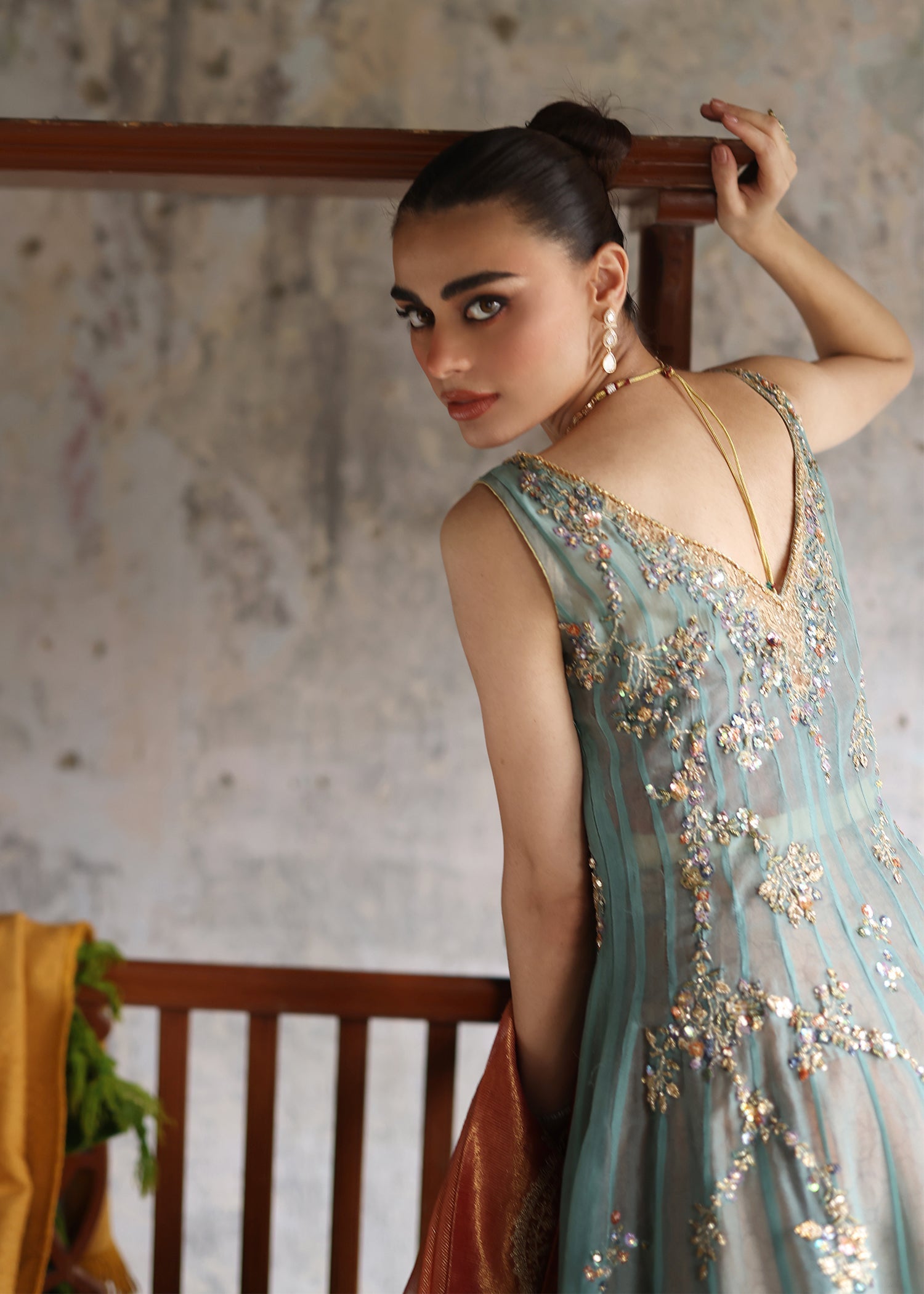 Umsha | Mehfil-e-Rang | Rosy Glow by Umsha - Designer Dress - Type: Ladies Clothes - Available at Sana Yasir - 100% Original