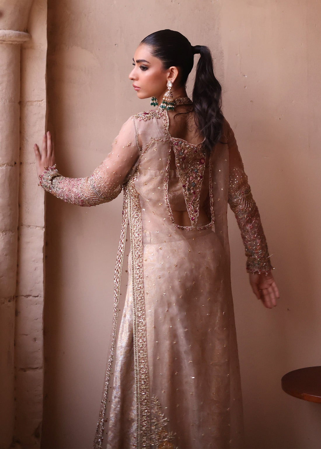 Umsha | Mehfil-e-Rang | Creamy Cashmere by Umsha - Designer Dress - Type: Ladies Clothes - Available at Sana Yasir - 100% Original