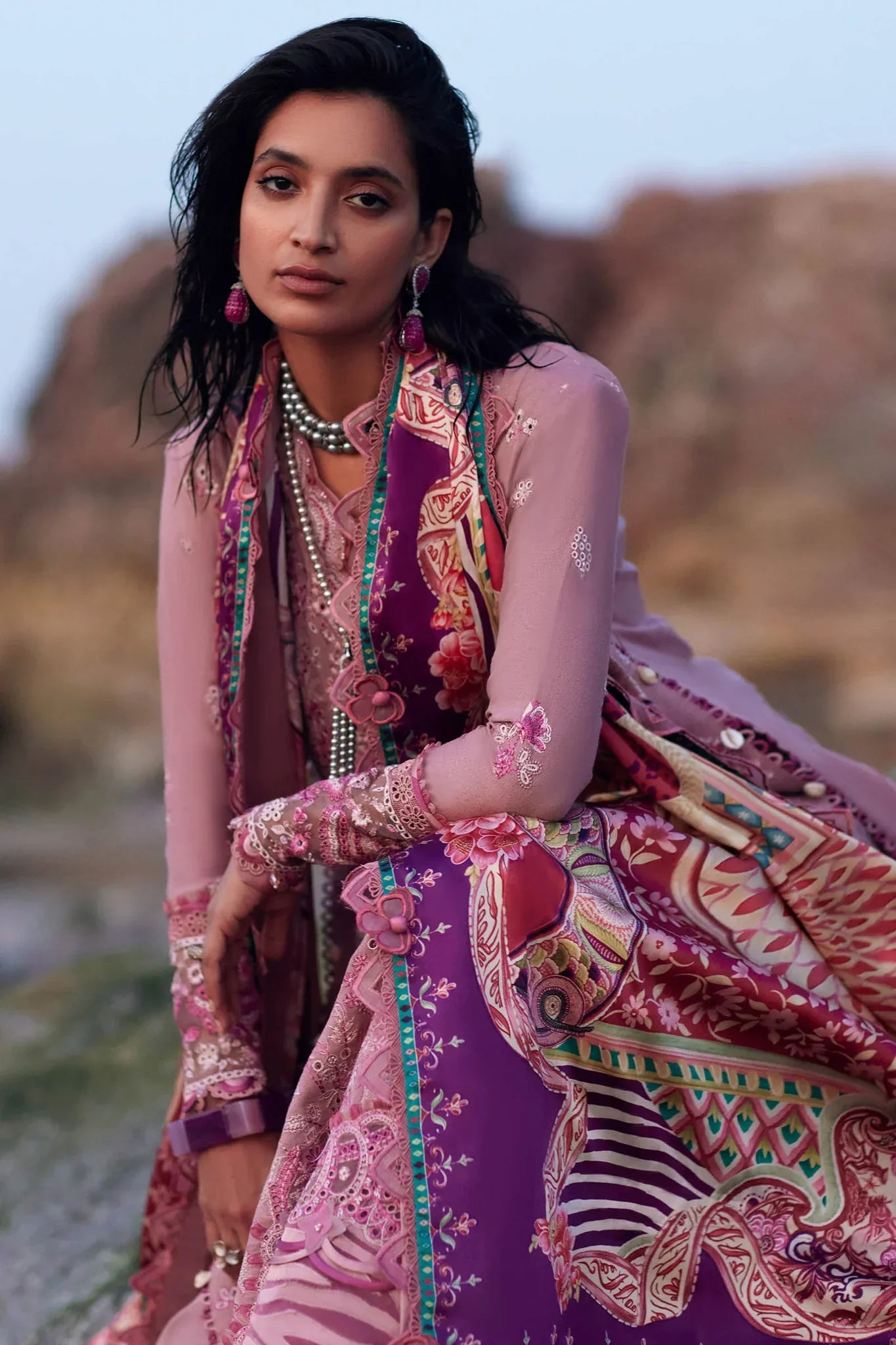 Elan | Winter 23 | FEZEH (EW23-01) by Elan - Designer Dress - Type: Luxury - Available at Sana Yasir - 100% Original