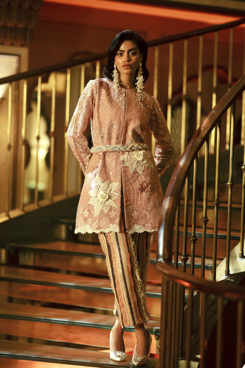 AJR Couture | Cutwork Edit 24 | JUDE by AJR Couture - Designer Dress - Type: Ladies Clothes - Available at Sana Yasir - 100% Original