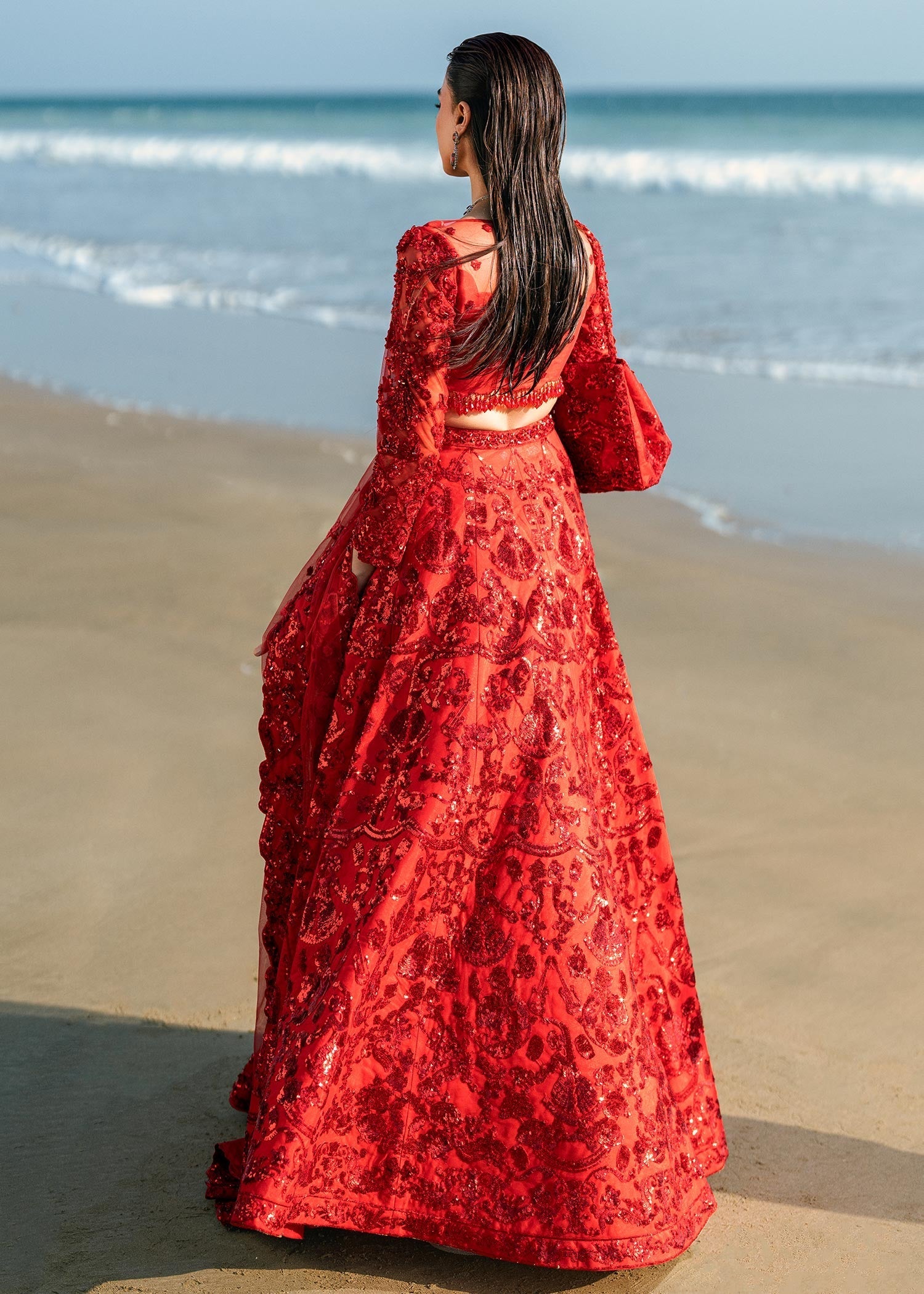 Waqas Shah | Amariage Luxury Formals | Ruby by Waqas Shah - Designer Dress - Type: Ladies Clothes - Available at Sana Yasir - 100% Original