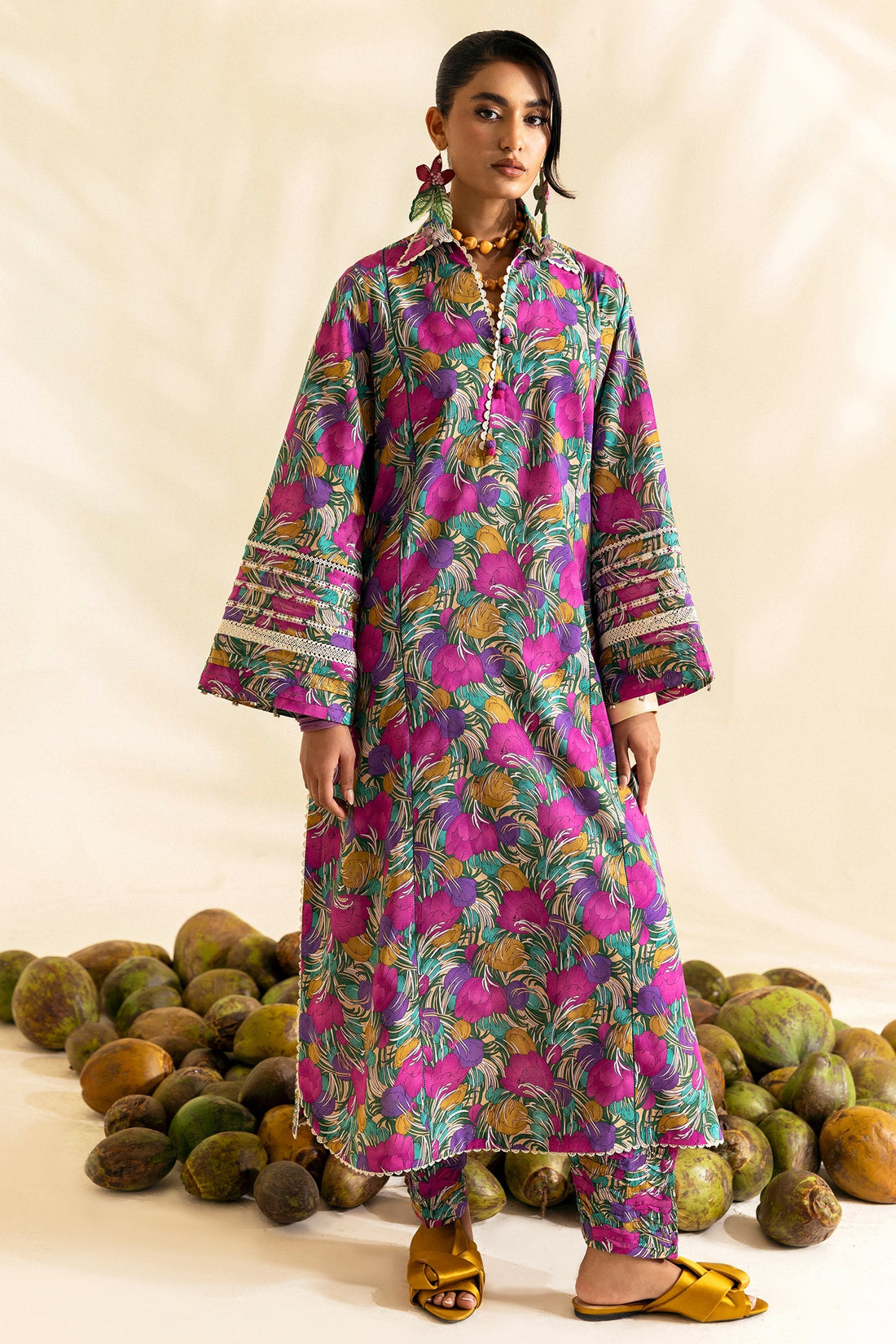 Zaha | Pop RTW | SWAYA by Zaha - Designer Dress - Type: Ladies Clothes - Available at Sana Yasir - 100% Original