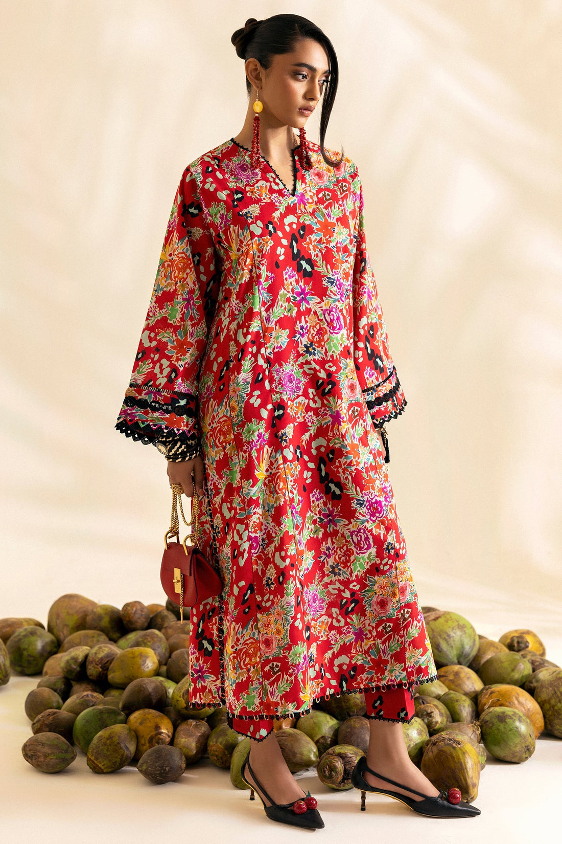 Zaha | Pop RTW | TIERRA by Zaha - Designer Dress - Type: Ladies Clothes - Available at Sana Yasir - 100% Original