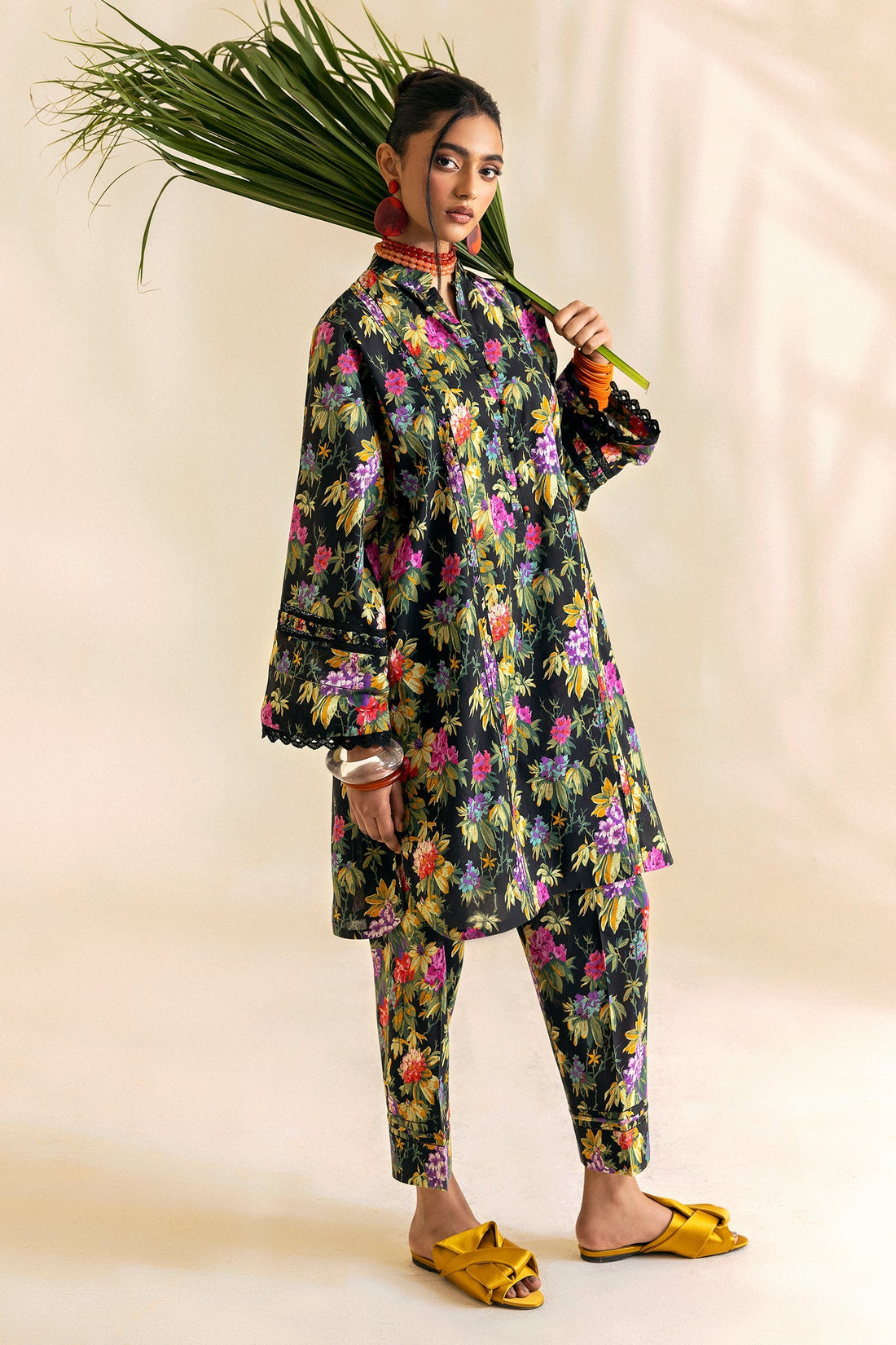 Zaha | Pop RTW | TROPEA by Zaha - Designer Dress - Type: Ladies Clothes - Available at Sana Yasir - 100% Original