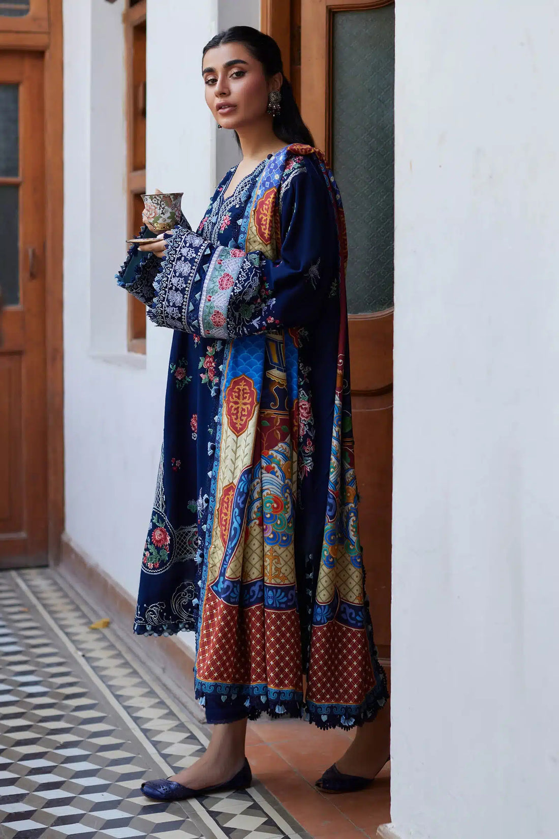 Zaha | Winter 23 | LINA (ZW23-01) by Zaha - Designer Dress - Type: Luxury - Available at Sana Yasir - 100% Original