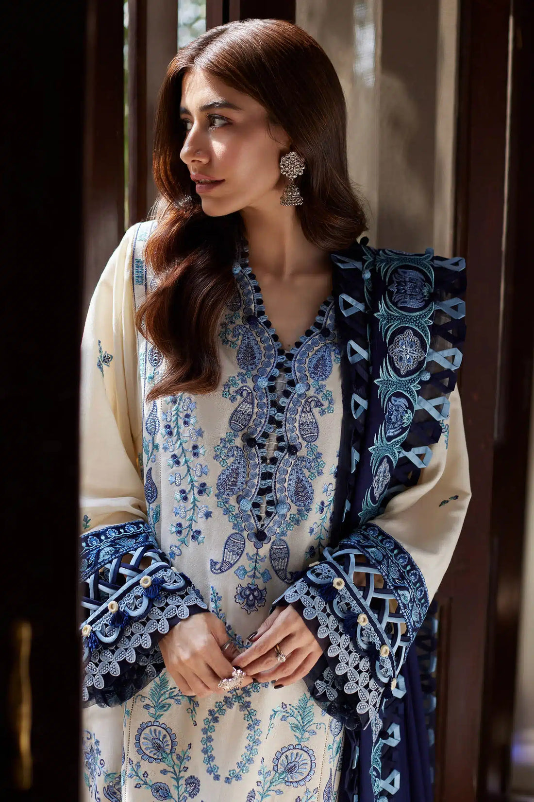 Zaha | Winter 23 | LINA (ZW23-07) by Zaha - Designer Dress - Type: Luxury - Available at Sana Yasir - 100% Original