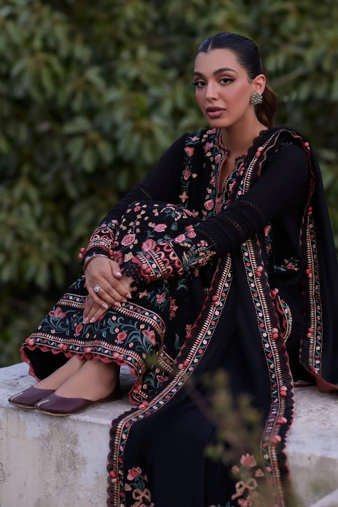 Zaha | Winter 23 | NEHIR (ZW23-02) by Zaha - Designer Dress - Type: Luxury - Available at Sana Yasir - 100% Original