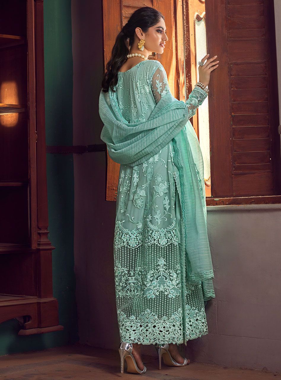 Zainab Chottani | Luxury Pret | AQUA GLORY by Zainab Chottani - Designer Dress - Type: Ladies Clothes - Available at Sana Yasir - 100% Original