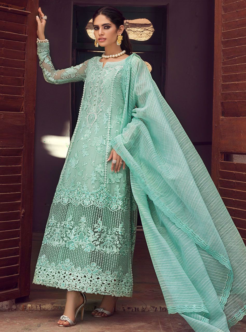 Zainab Chottani | Luxury Pret | AQUA GLORY by Zainab Chottani - Designer Dress - Type: Ladies Clothes - Available at Sana Yasir - 100% Original