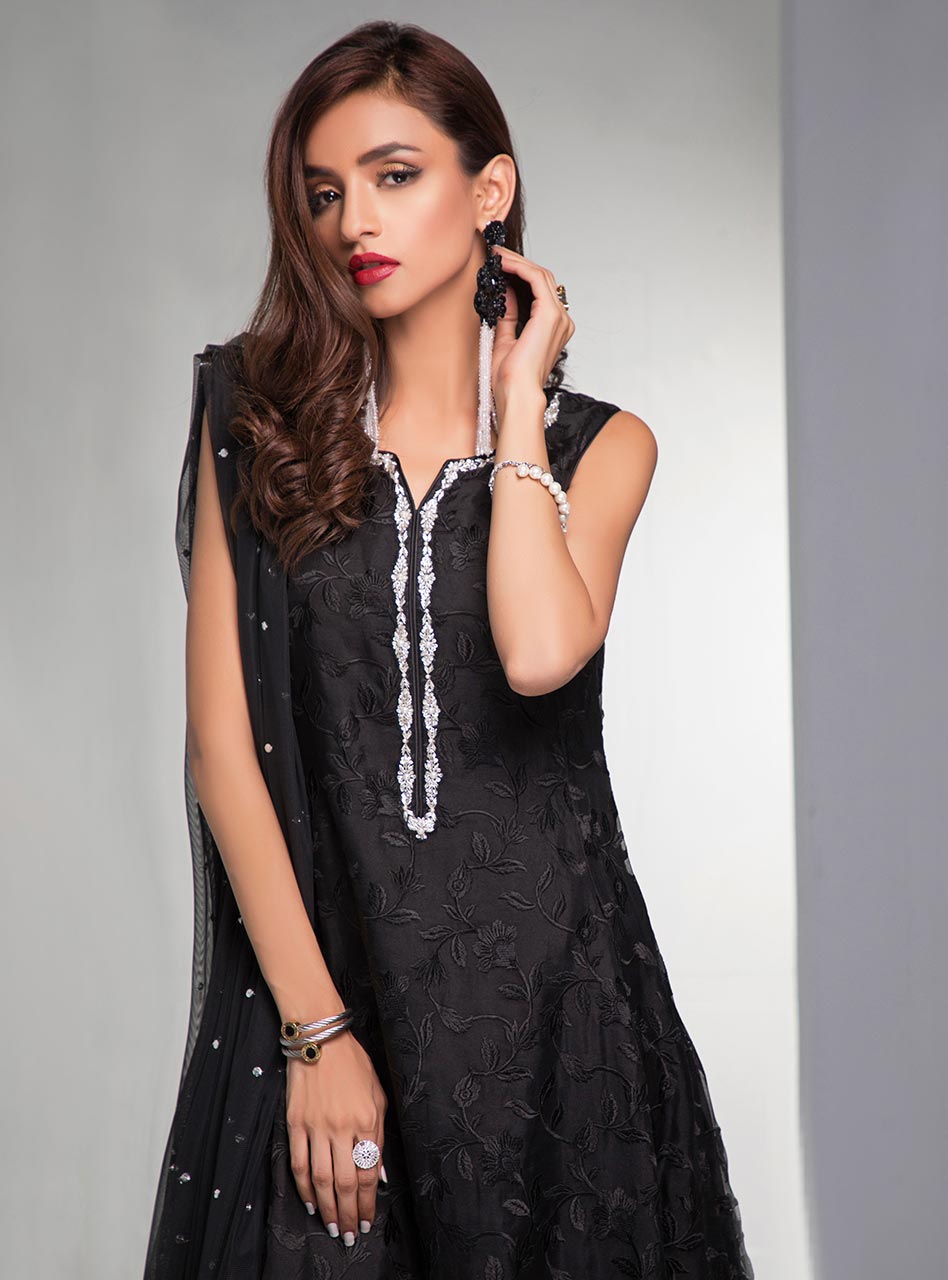 Zainab Chottani | Luxury Pret | BLACK DOVE by Zainab Chottani - Designer Dress - Type: Ladies Clothes - Available at Sana Yasir - 100% Original