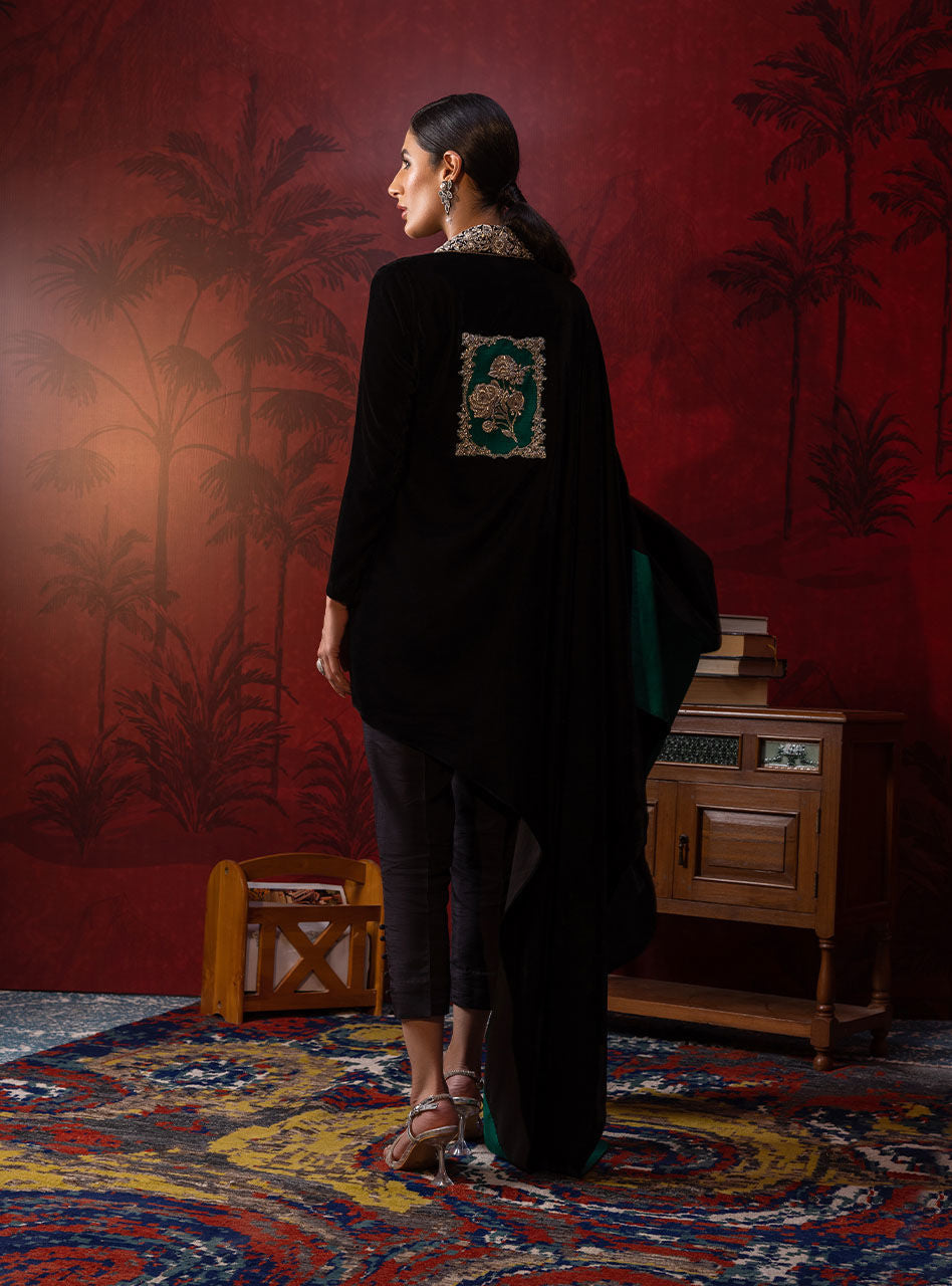 Zainab Chottani | Luxury Pret | BLACK NOA by Zainab Chottani - Designer Dress - Type: Ladies Clothes - Available at Sana Yasir - 100% Original