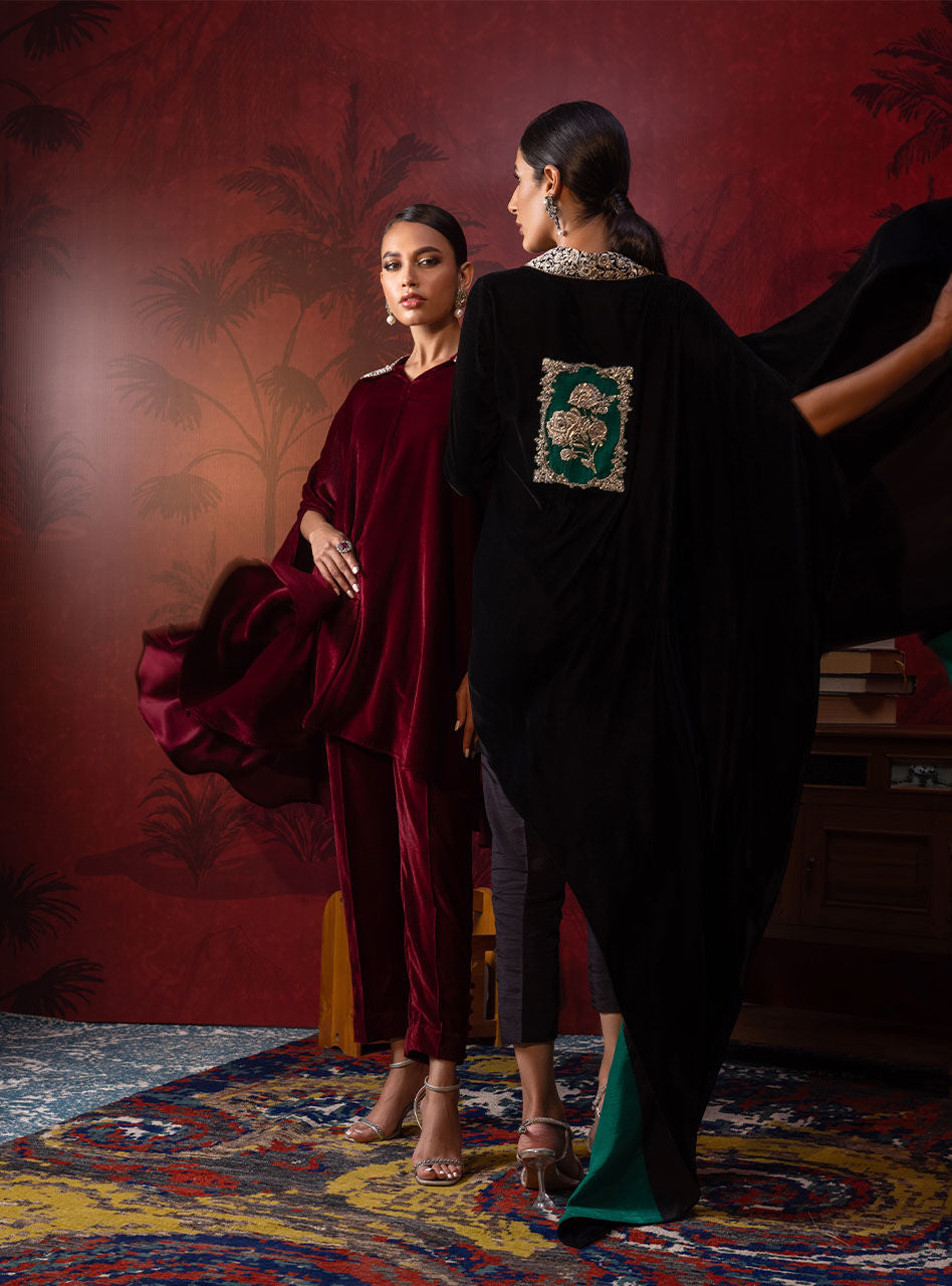 Zainab Chottani | Luxury Pret | BLACK NOA by Zainab Chottani - Designer Dress - Type: Ladies Clothes - Available at Sana Yasir - 100% Original