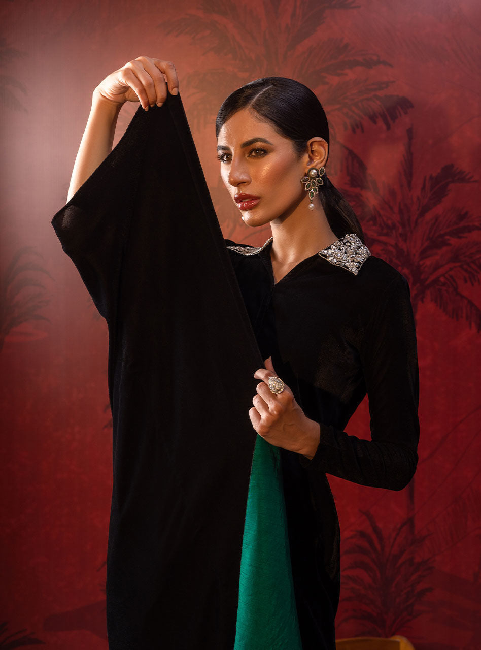 Zainab Chottani | Luxury Pret | BLACK NOA by Zainab Chottani - Designer Dress - Type: Ladies Clothes - Available at Sana Yasir - 100% Original