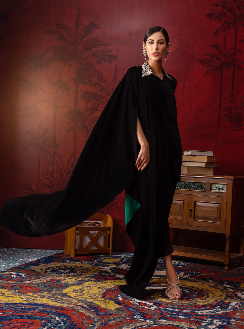 Zainab Chottani | Luxury Pret | BLACK NOA by Zainab Chottani - Designer Dress - Type: Ladies Clothes - Available at Sana Yasir - 100% Original