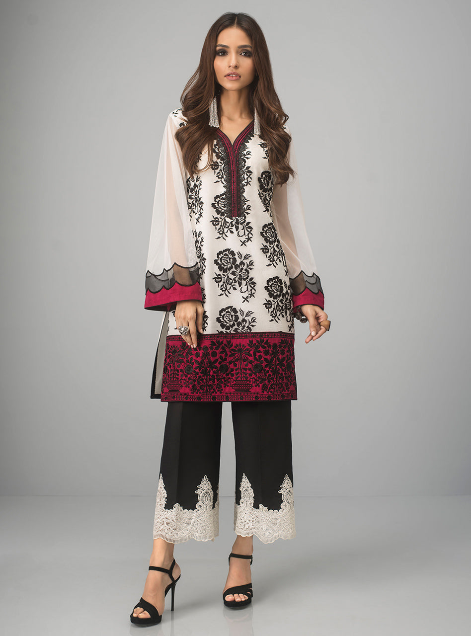 Zainab Chottani | Luxury Pret | BLACK ROSE by Zainab Chottani - Designer Dress - Type: Ladies Clothes - Available at Sana Yasir - 100% Original