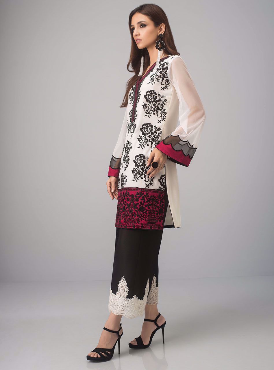 Zainab Chottani | Luxury Pret | BLACK ROSE by Zainab Chottani - Designer Dress - Type: Ladies Clothes - Available at Sana Yasir - 100% Original