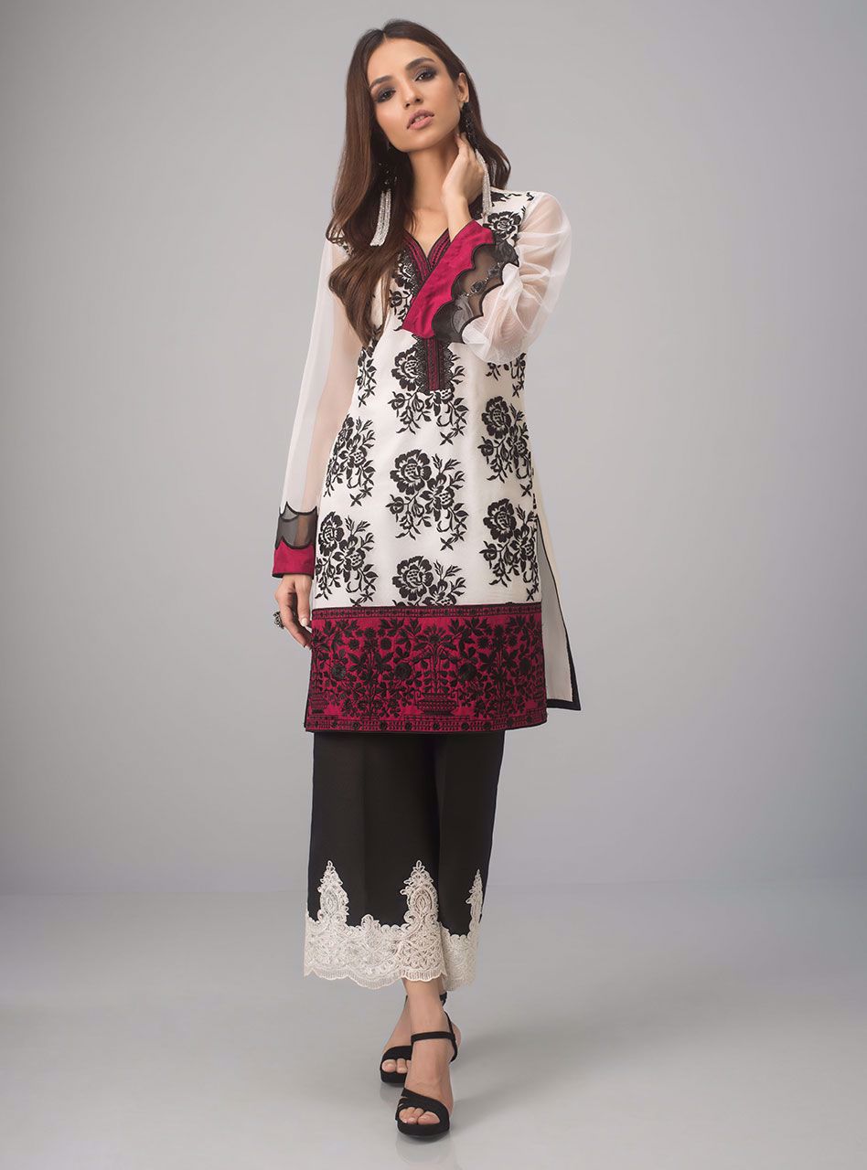 Zainab Chottani | Luxury Pret | BLACK ROSE by Zainab Chottani - Designer Dress - Type: Ladies Clothes - Available at Sana Yasir - 100% Original