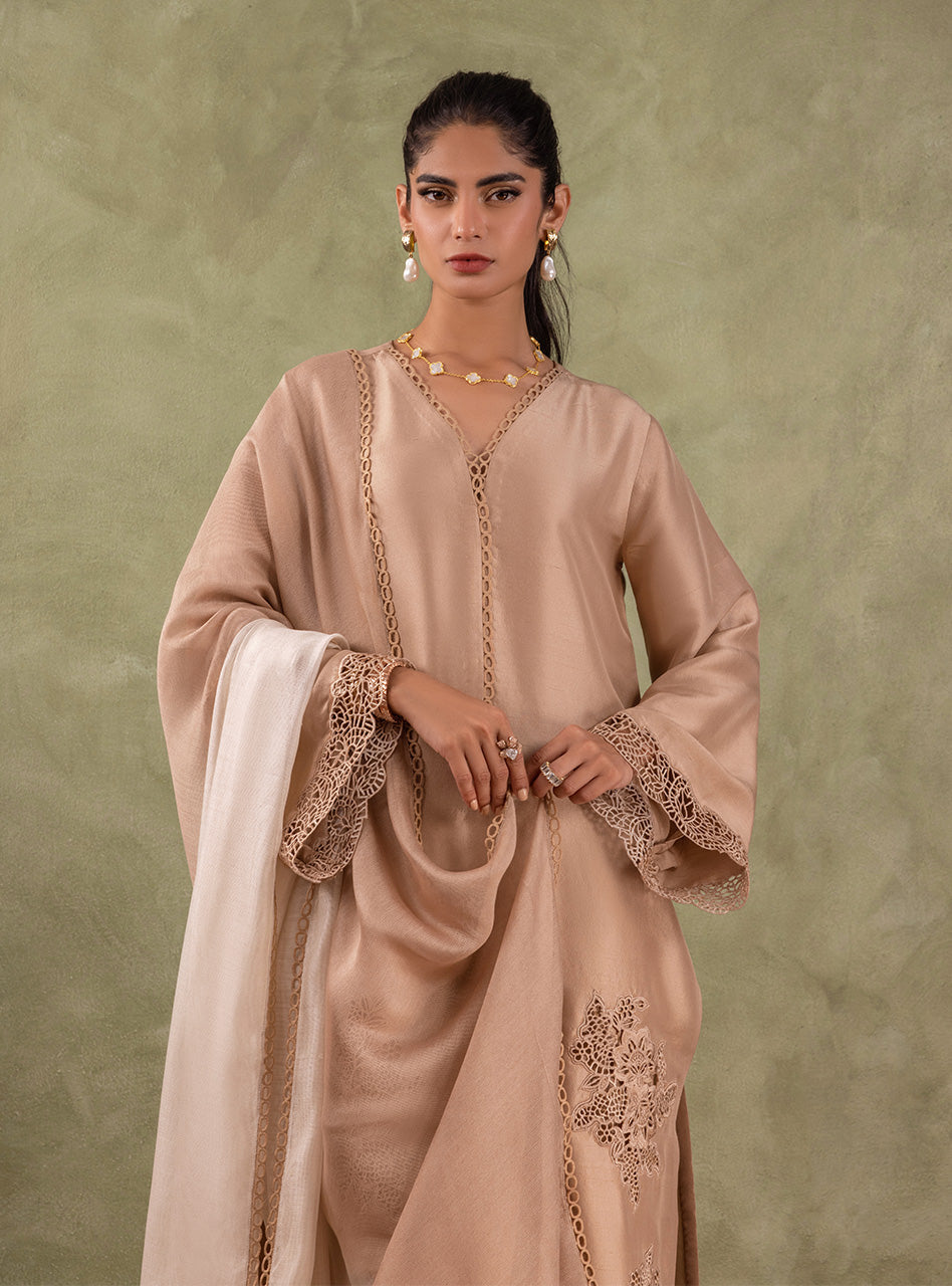 Zainab Chottani | Luxury Pret | CORAL CHAMPAGNE by Zainab Chottani - Designer Dress - Type: Ladies Clothes - Available at Sana Yasir - 100% Original