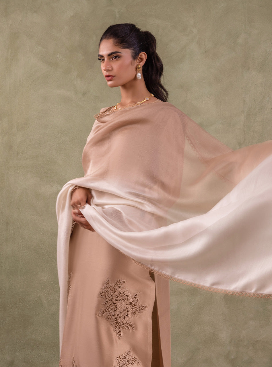 Zainab Chottani | Luxury Pret | CORAL CHAMPAGNE by Zainab Chottani - Designer Dress - Type: Ladies Clothes - Available at Sana Yasir - 100% Original