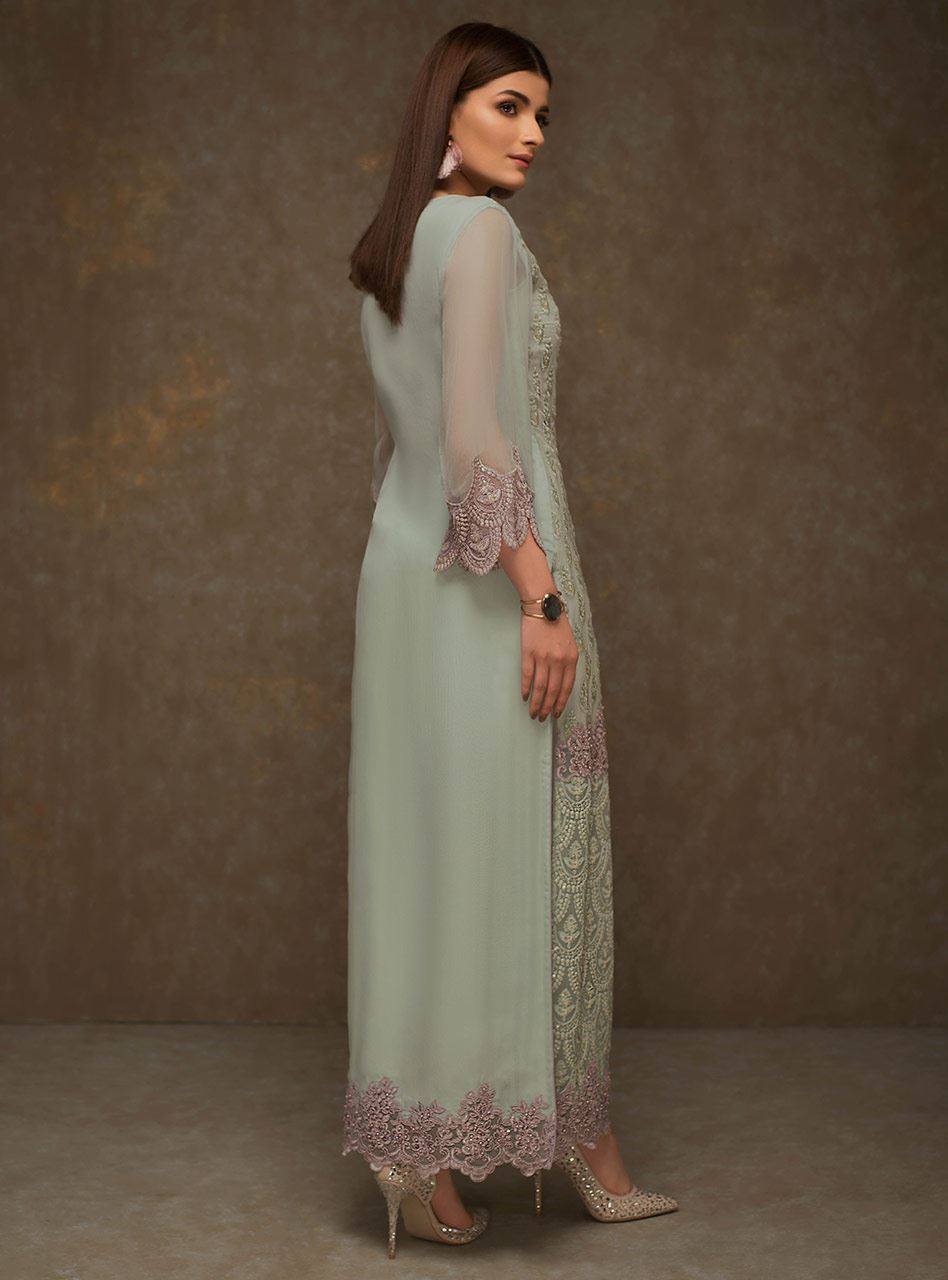 Zainab Chottani | Luxury Pret | CREME DE MINT by Zainab Chottani - Designer Dress - Type: Ladies Clothes - Available at Sana Yasir - 100% Original
