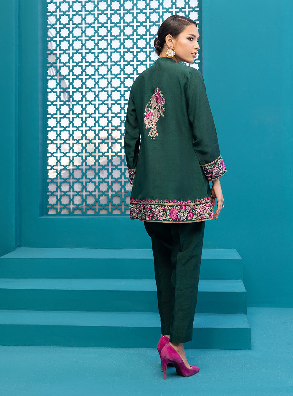 Zainab Chottani | Luxury Pret | CRIMSON GREEN by Zainab Chottani - Designer Dress - Type: Ladies Clothes - Available at Sana Yasir - 100% Original
