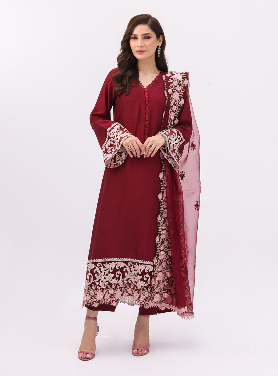 Zainab Chottani | Luxury Pret | DARK SUAVE by Zainab Chottani - Designer Dress - Type: Ladies Clothes - Available at Sana Yasir - 100% Original