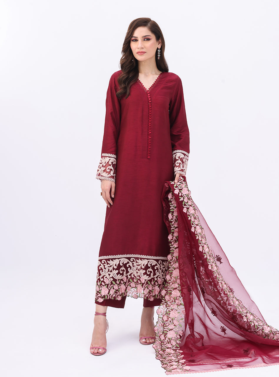Zainab Chottani | Luxury Pret | DARK SUAVE by Zainab Chottani - Designer Dress - Type: Ladies Clothes - Available at Sana Yasir - 100% Original