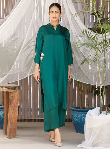 Zainab Chottani | Luxury Pret | EMERALD SAGE by Zainab Chottani - Designer Dress - Type: Ladies Clothes - Available at Sana Yasir - 100% Original