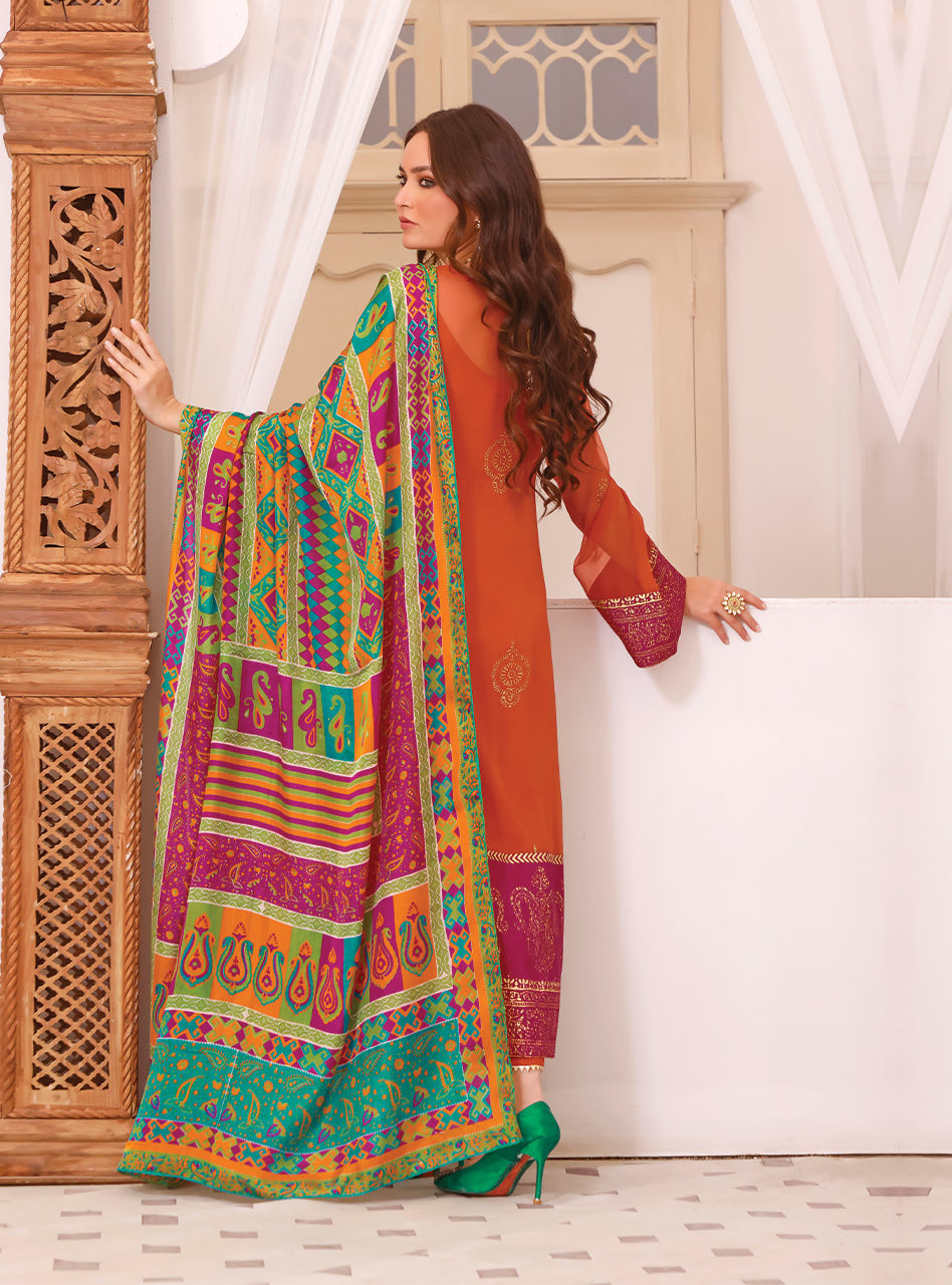 Zainab Chottani | Luxury Pret | FIESTA ROUGE by Zainab Chottani - Designer Dress - Type: Ladies Clothes - Available at Sana Yasir - 100% Original