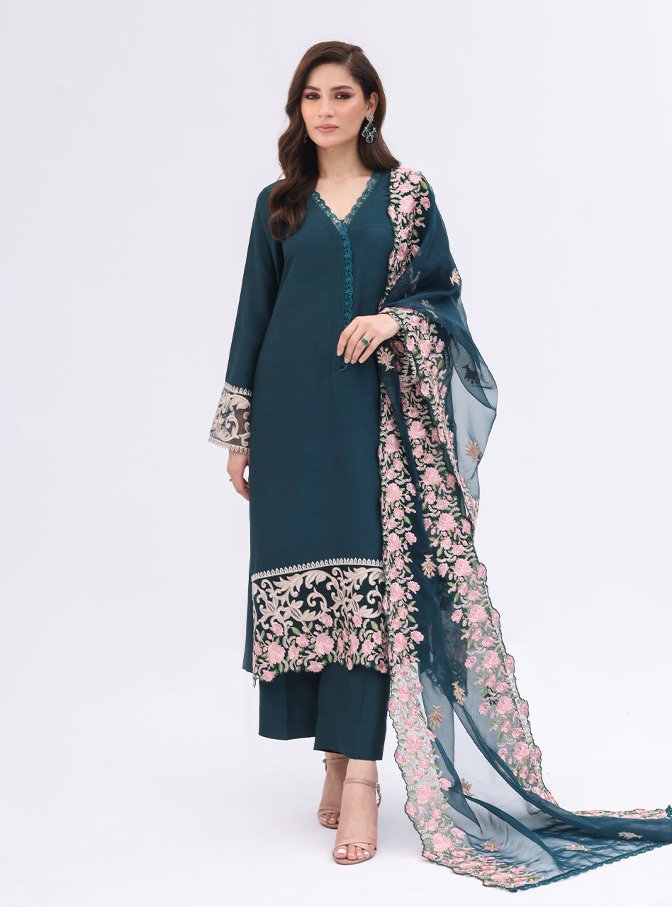 Zainab Chottani | Luxury Pret | JADE ECTASY by Zainab Chottani - Designer Dress - Type: Ladies Clothes - Available at Sana Yasir - 100% Original