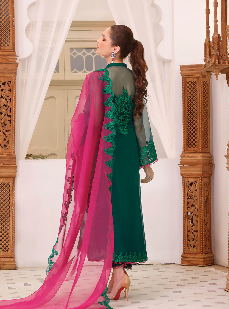 Zainab Chottani | Luxury Pret | JADE OLIVE by Zainab Chottani - Designer Dress - Type: Ladies Clothes - Available at Sana Yasir - 100% Original