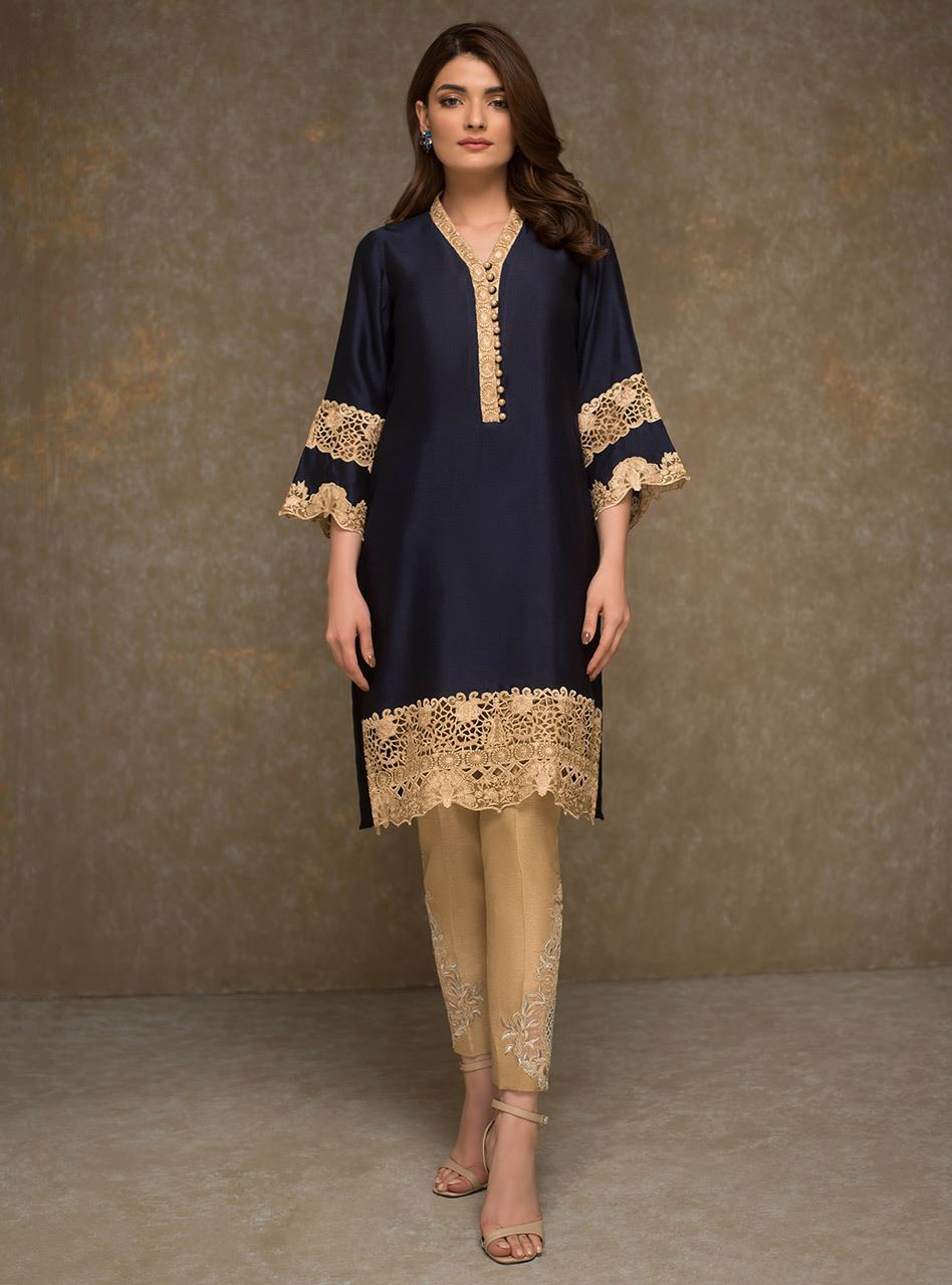 Zainab Chottani | Luxury Pret | MAJESTIC MAZARINE by Zainab Chottani - Designer Dress - Type: Ladies Clothes - Available at Sana Yasir - 100% Original