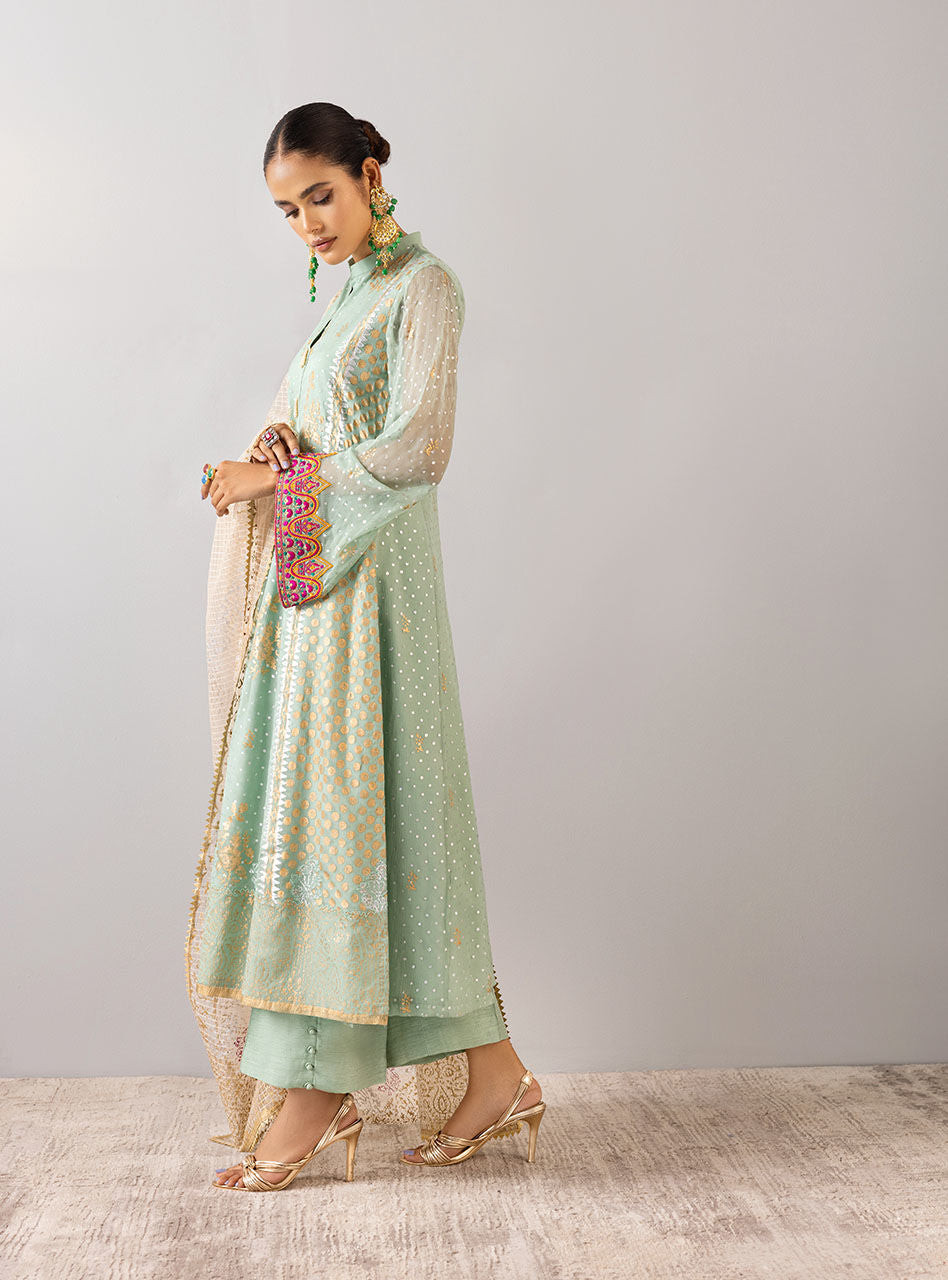 Zainab Chottani | Luxury Pret | MINT ORCHID by Zainab Chottani - Designer Dress - Type: Ladies Clothes - Available at Sana Yasir - 100% Original
