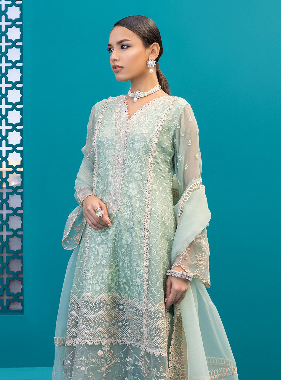 Zainab Chottani | Luxury Pret | MINTY GLOW by Zainab Chottani - Designer Dress - Type: Ladies Clothes - Available at Sana Yasir - 100% Original