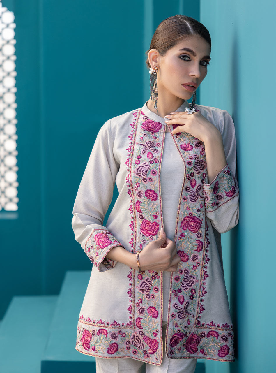 Zainab Chottani | Luxury Pret | MYSTI TAUPE by Zainab Chottani - Designer Dress - Type: Ladies Clothes - Available at Sana Yasir - 100% Original