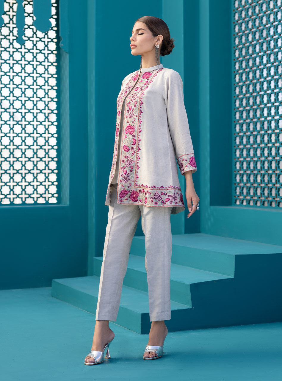 Zainab Chottani | Luxury Pret | MYSTI TAUPE by Zainab Chottani - Designer Dress - Type: Ladies Clothes - Available at Sana Yasir - 100% Original