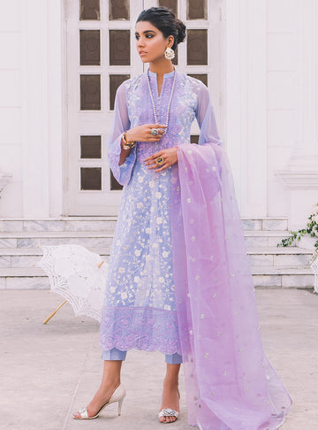 Zainab Chottani | Luxury Pret | PERIWINKLE PEARL by Zainab Chottani - Designer Dress - Type: Ladies Clothes - Available at Sana Yasir - 100% Original