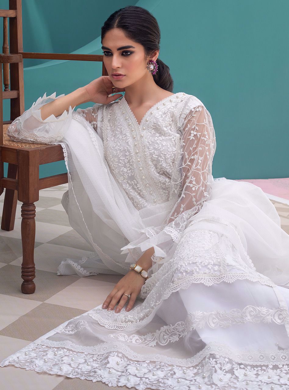 Zainab Chottani | Luxury Pret | PRISTINE WHITE by Zainab Chottani - Designer Dress - Type: Ladies Clothes - Available at Sana Yasir - 100% Original