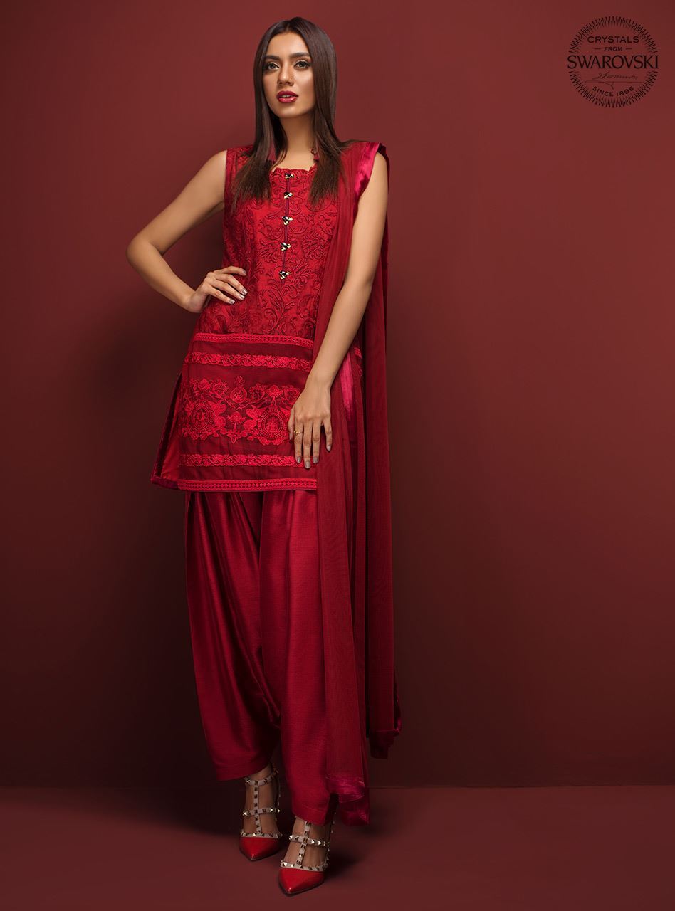 Zainab Chottani | Luxury Pret | RED OXIDE by Zainab Chottani - Designer Dress - Type: Ladies Clothes - Available at Sana Yasir - 100% Original