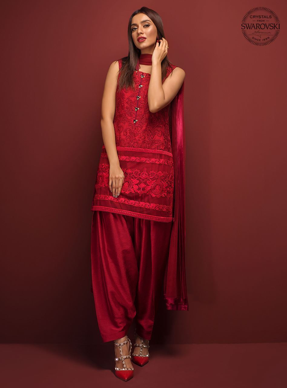 Zainab Chottani | Luxury Pret | RED OXIDE by Zainab Chottani - Designer Dress - Type: Ladies Clothes - Available at Sana Yasir - 100% Original