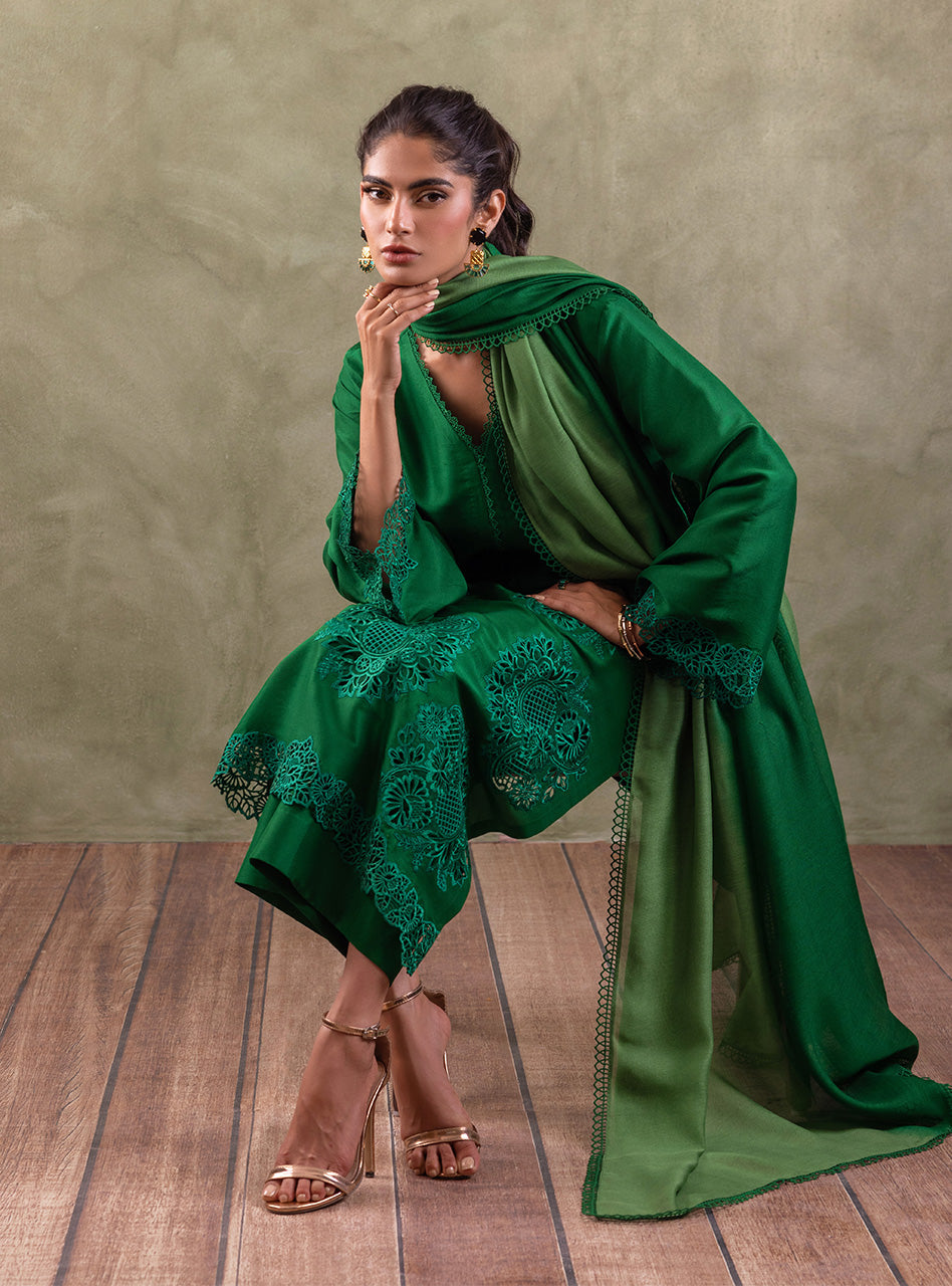 Zainab Chottani | Luxury Pret | ROYAL JADE by Zainab Chottani - Designer Dress - Type: Ladies Clothes - Available at Sana Yasir - 100% Original