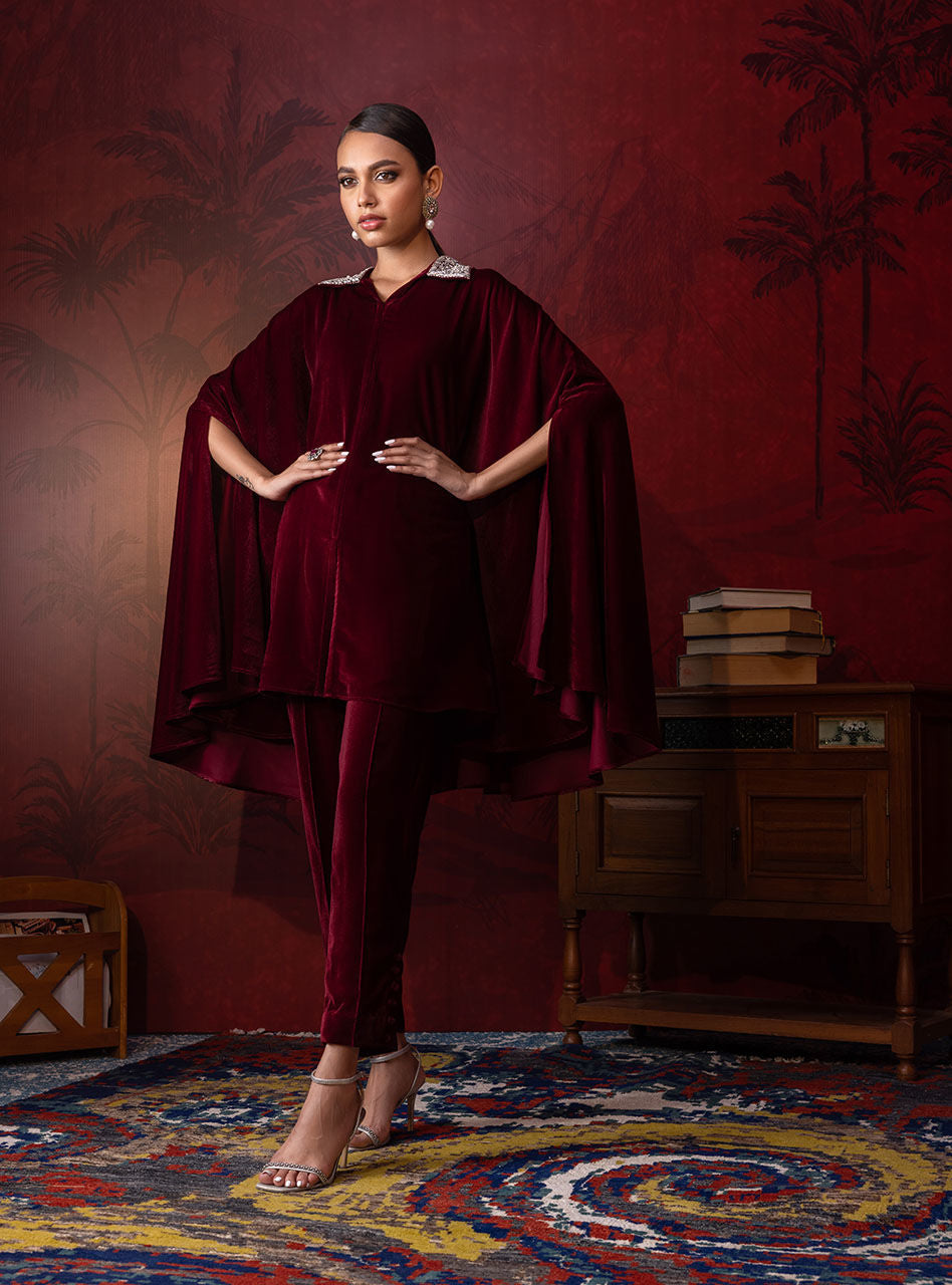Zainab Chottani | Luxury Pret | SCARLET CRIMSON by Zainab Chottani - Designer Dress - Type: Ladies Clothes - Available at Sana Yasir - 100% Original