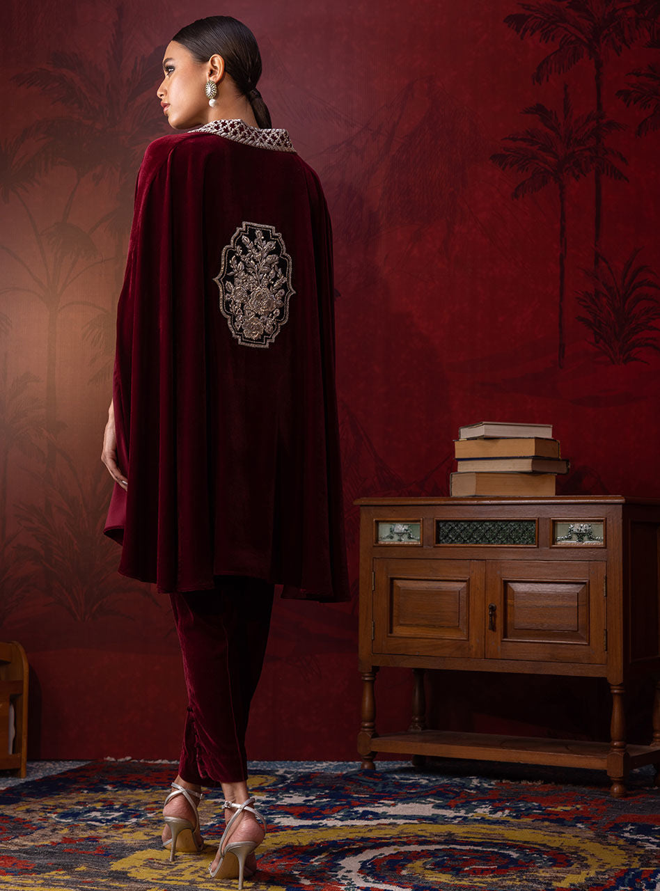 Zainab Chottani | Luxury Pret | SCARLET CRIMSON by Zainab Chottani - Designer Dress - Type: Ladies Clothes - Available at Sana Yasir - 100% Original
